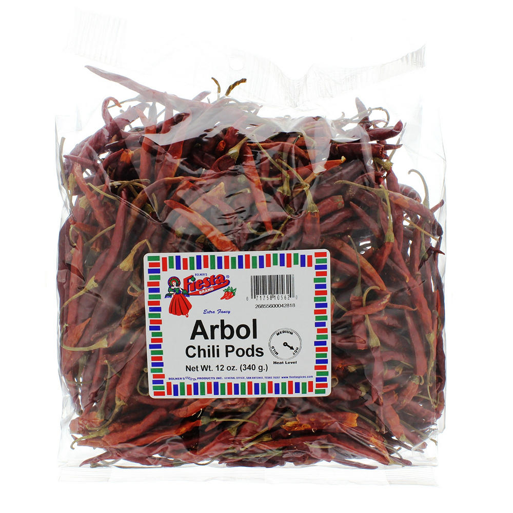 Bolner's Fiesta Arbol Chili Pods, 12 oz