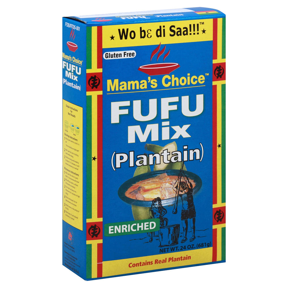 Mama's Choice Plantain Fufu Mix, 1.5 lb