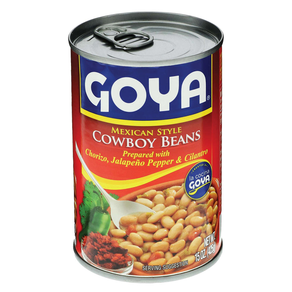 Goya Mexican Style Cowboy Beans, 15 oz