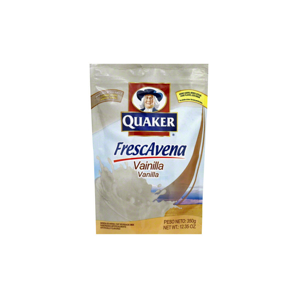 Quaker FrescAvena Vanilla Oats Beverage Mix, 12.35 oz