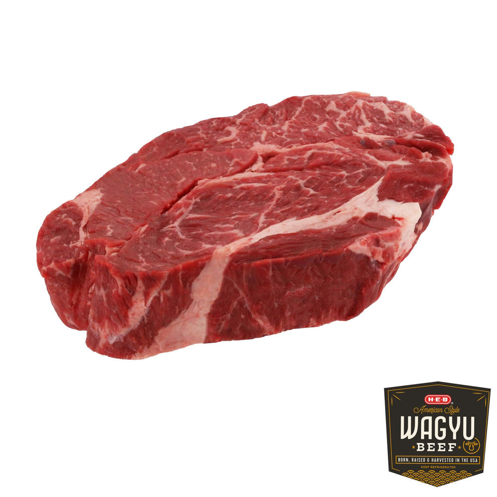 H-E-B American Style Wagyu Beef Boneless Chuck Roast, Avg. 2.53 lbs