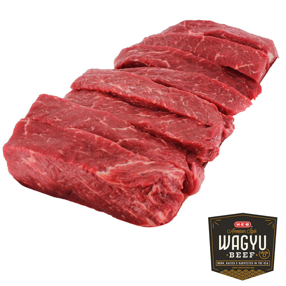 H-E-B American Style Wagyu Beef Shoulder Texas-Style Ribs, lb