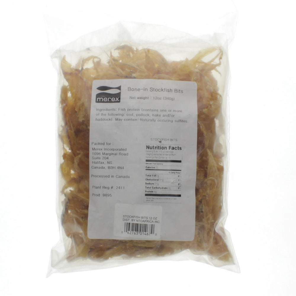 Merex Bone-In Stockfish Bits, 12 oz