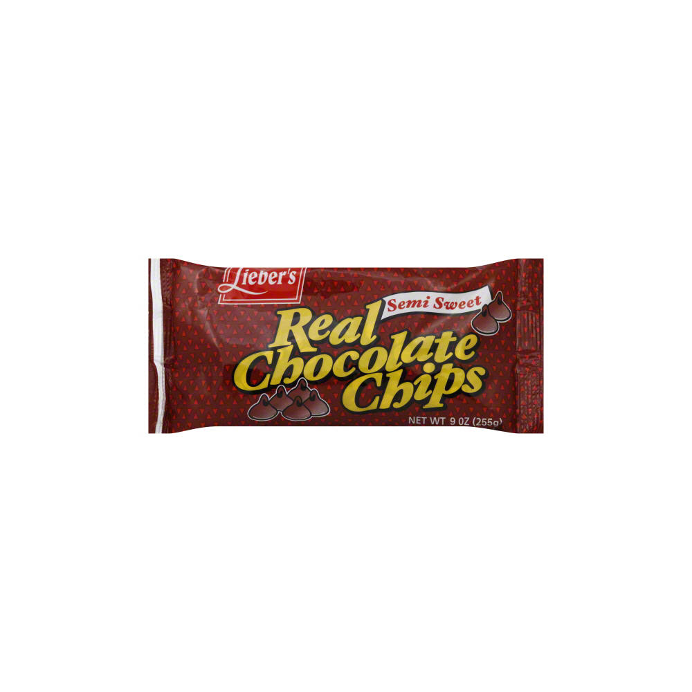 Lieber's Kosher Semi Sweet Real Chocolate Chips, 9 oz
