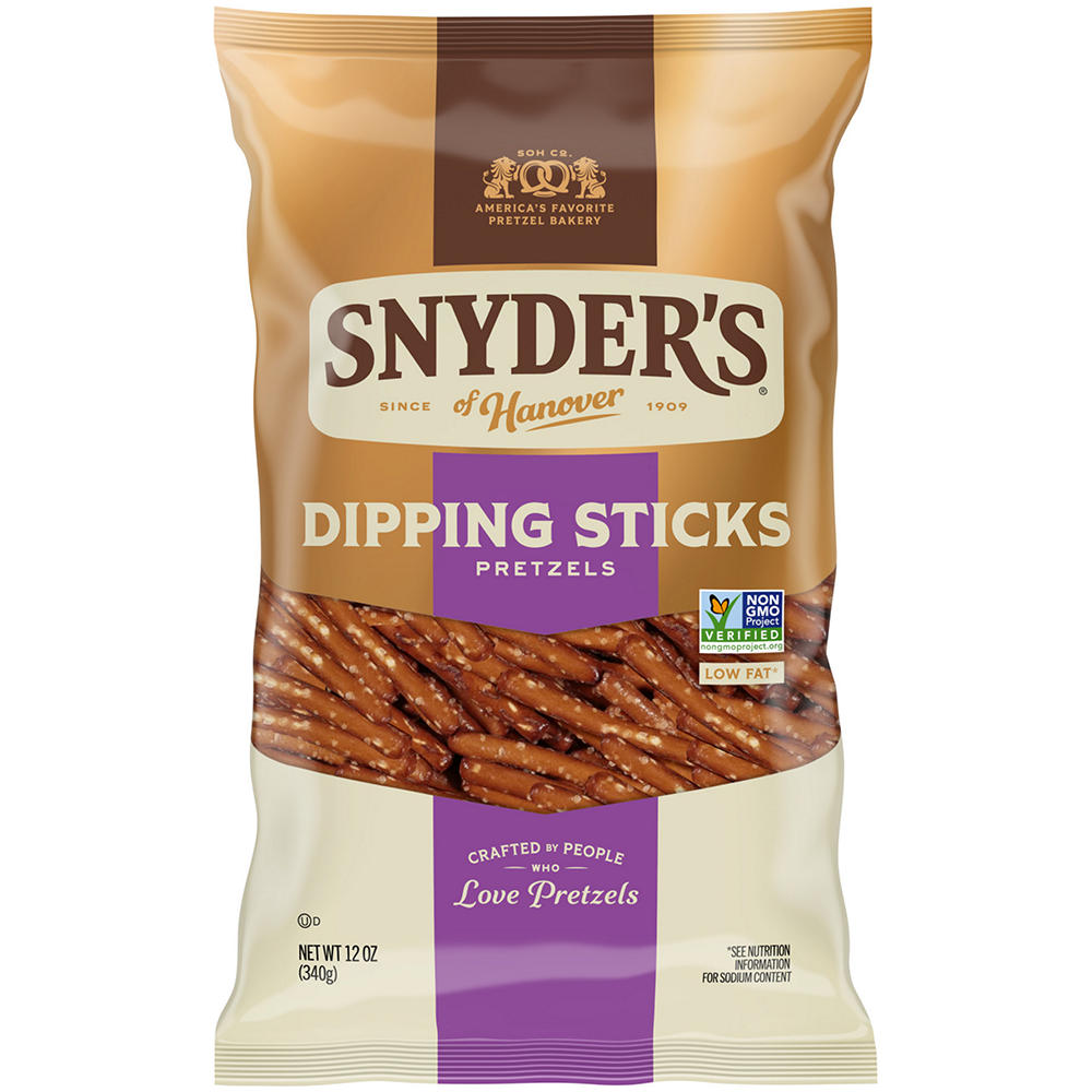 Snyder's of Hanover Pretzels Dipping Sticks, 12 oz