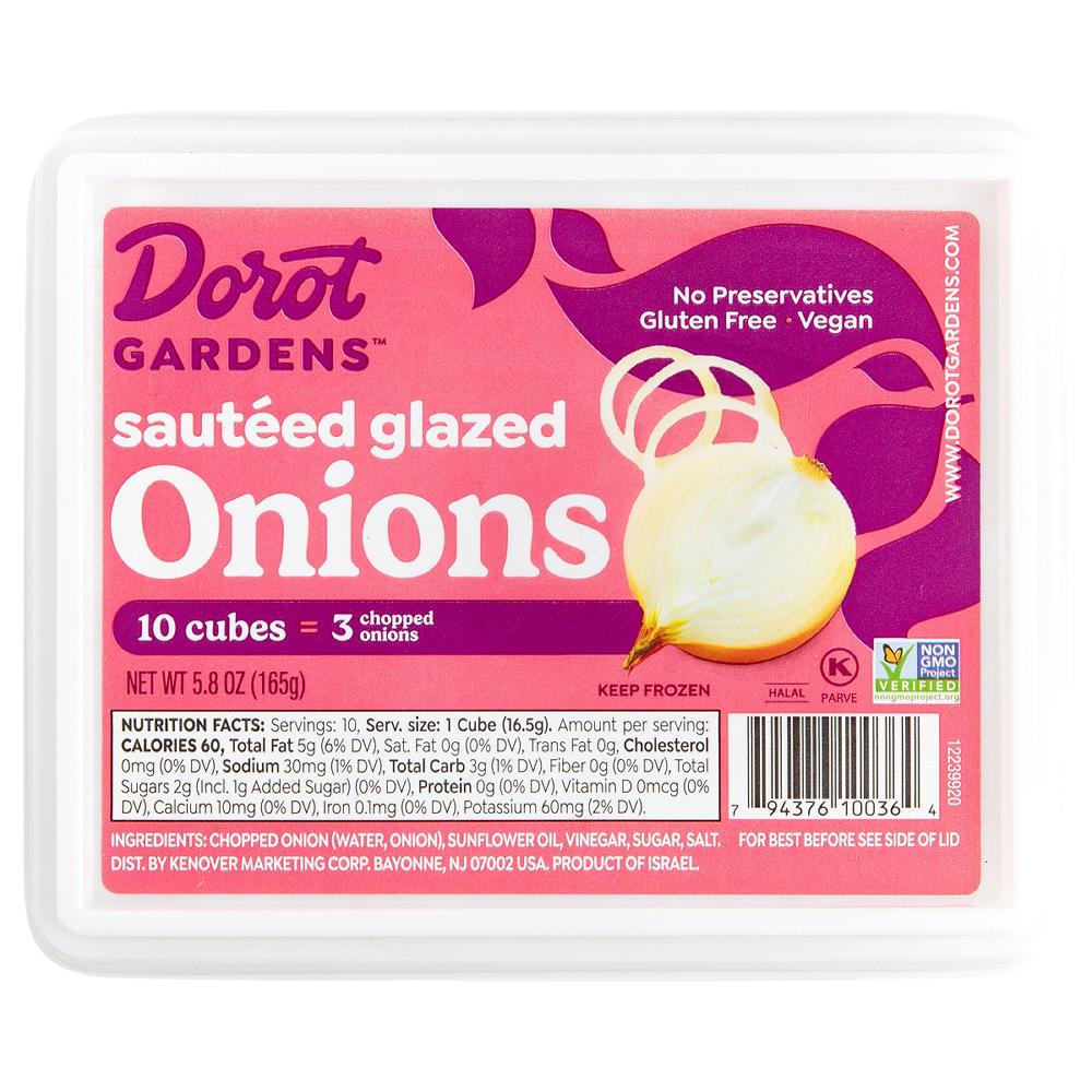 Dorot Gardens Sautéed Glazed Onion Cubes, 10 ct