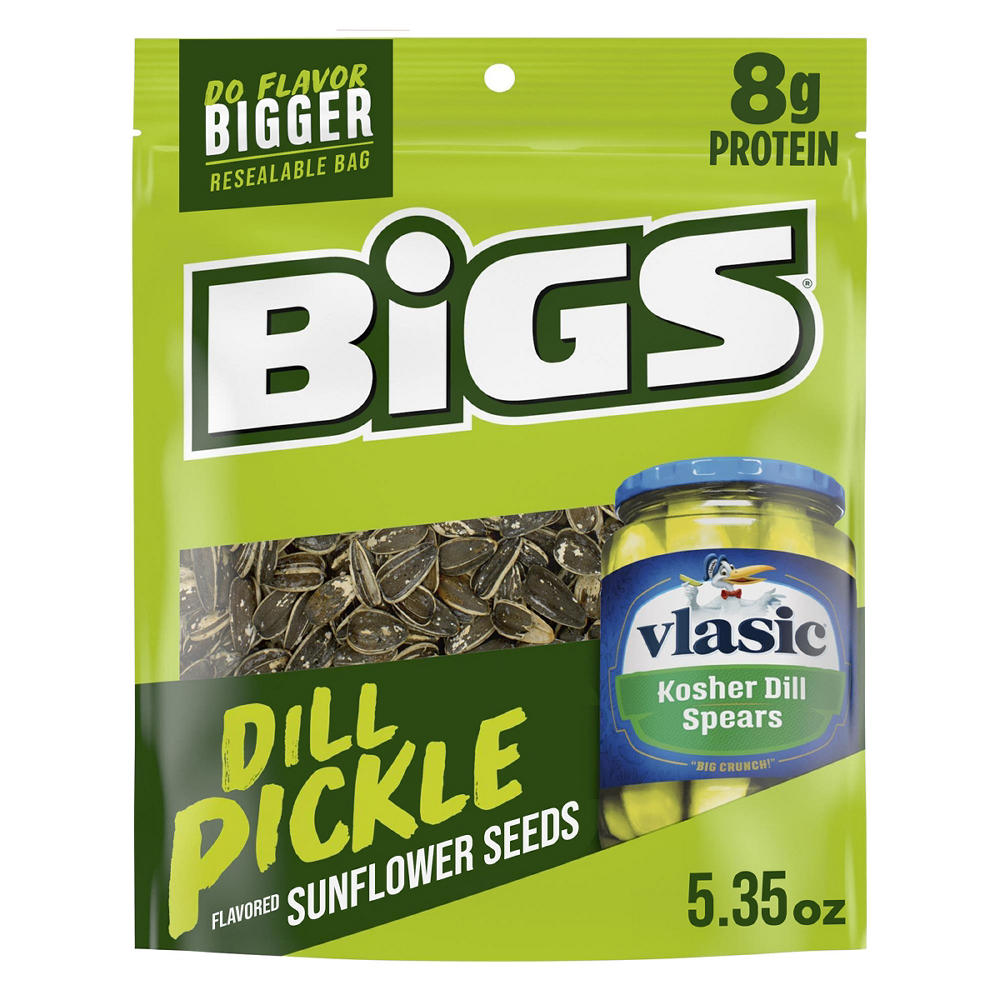 BIGS Vlasic Dill Pickle Sunflower Seeds, 5.35 oz
