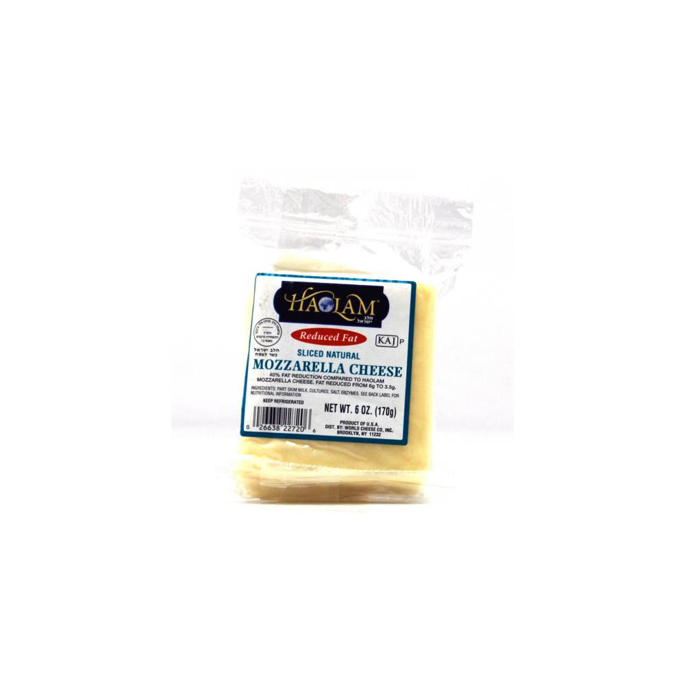 Haolam Sliced Mozzarella Cheese, 6 OZ