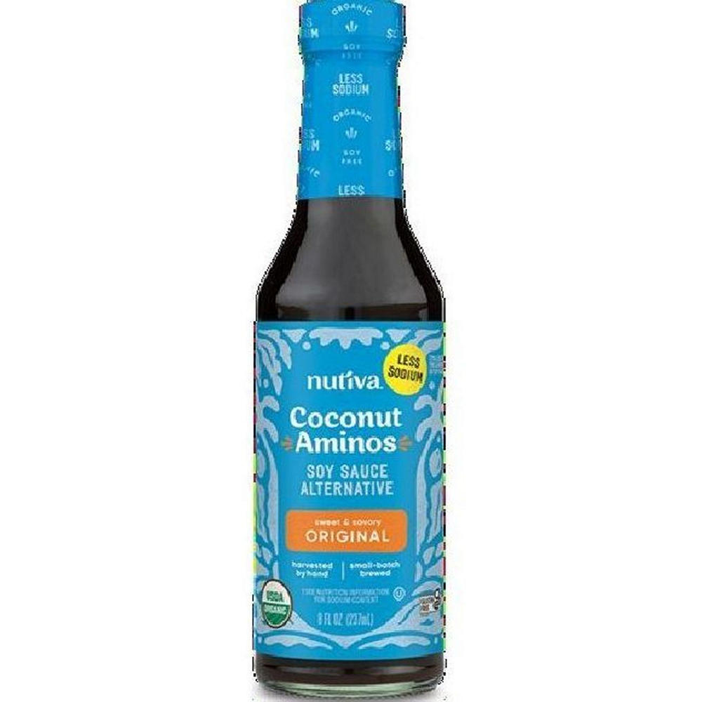 Nutiva Gluten Free Soy Free Coconut Aminos Soy Sauce Alternative, 8 oz