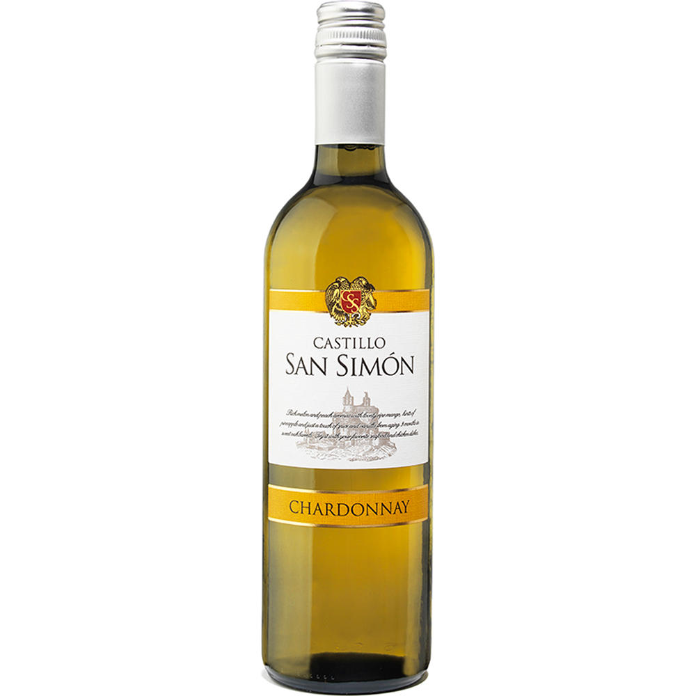 Castillo San Simon Chardonnay Spain White Wine, 750 mL