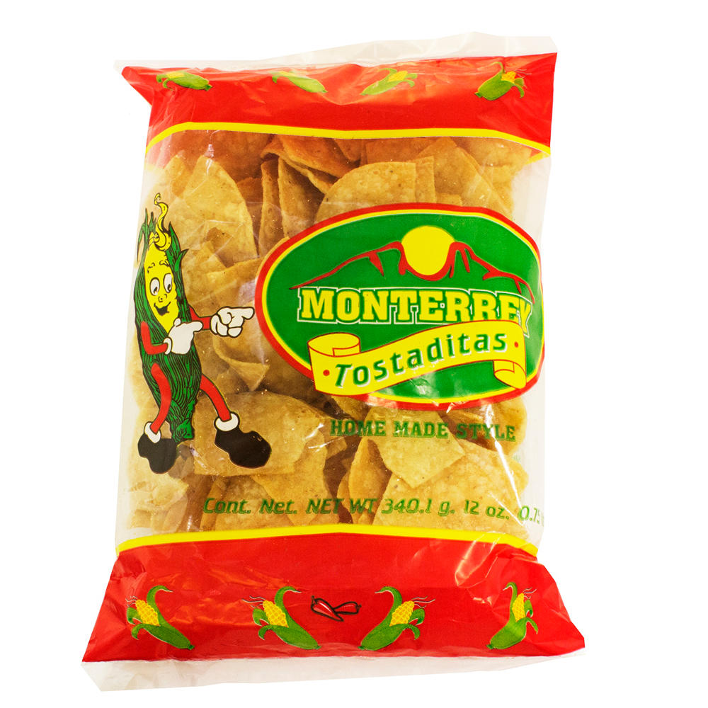 Monterrey Tortilleria Home Made Style Tostaditas, 12 oz