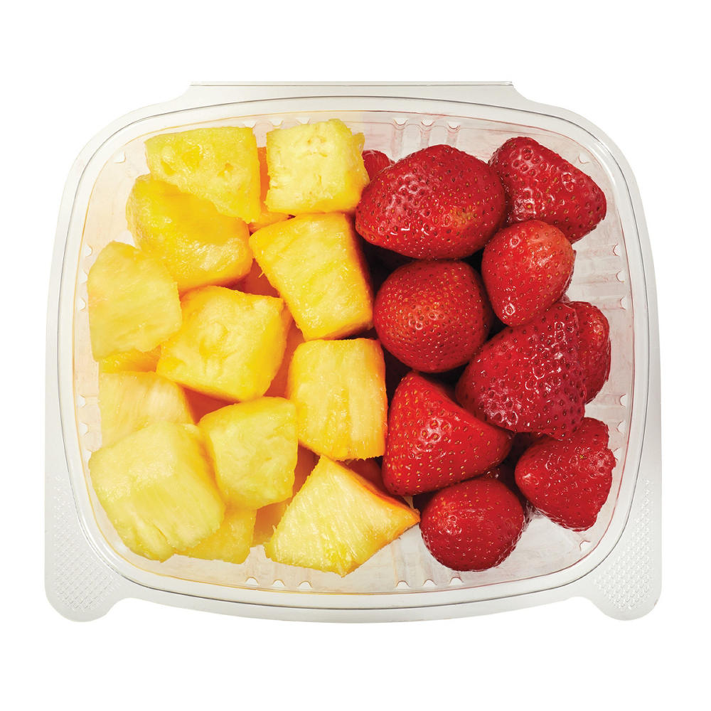 H-E-B Fresh Cut Pineapple & Strawberries - Large, Avg. 1.36 lbs