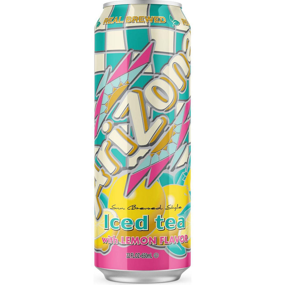 AriZona Iced Tea With Lemon Flavor, 22 oz