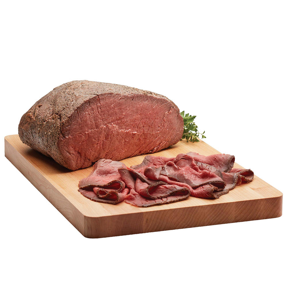 H-E-B Natural In-House Roasted Traditional Roast Beef, Custom Sliced, lb
