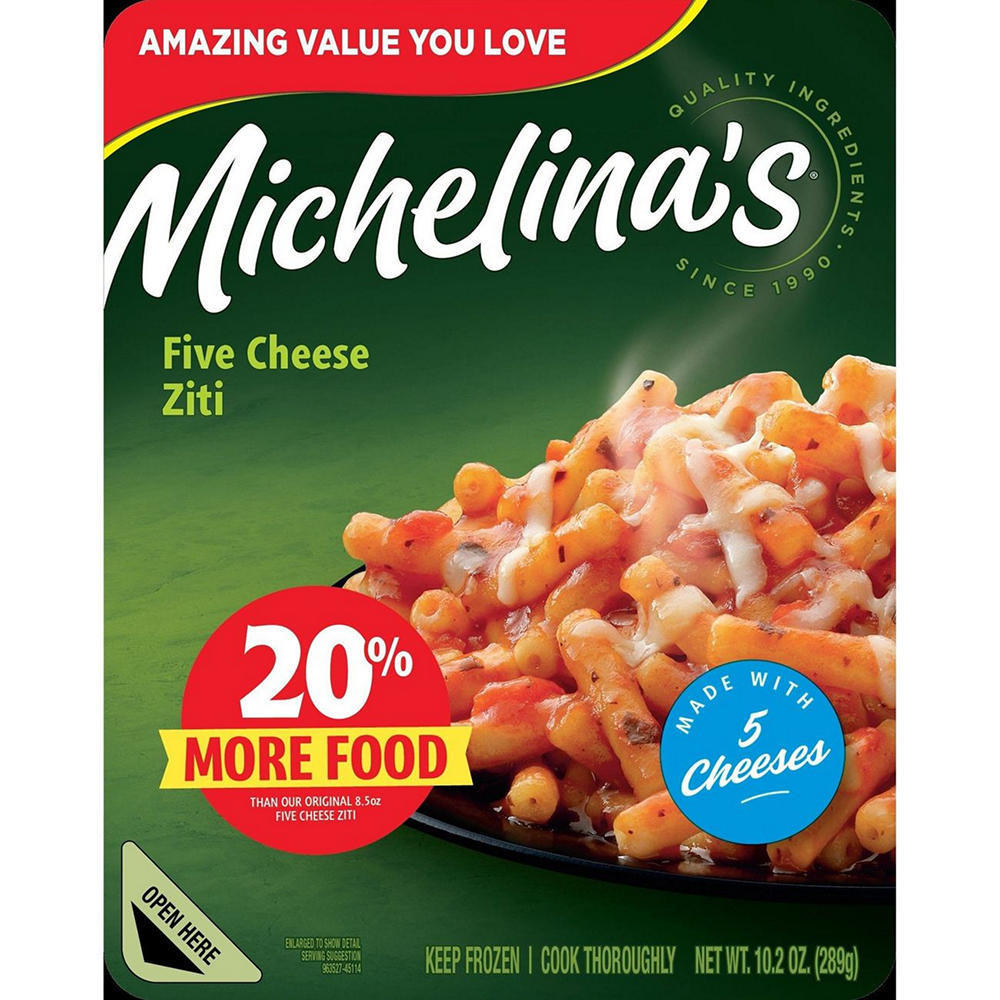 Michelina's Five Cheese Ziti Frozen Meal, 10.2 oz