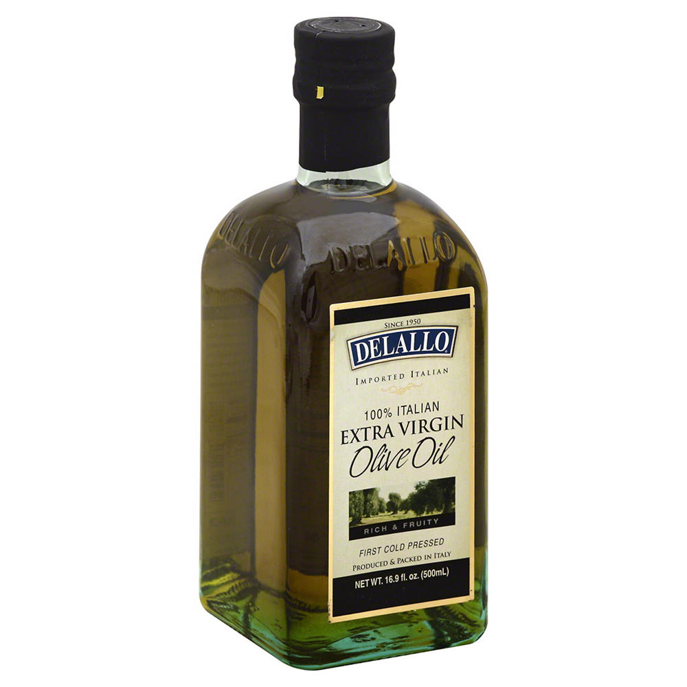 DeLallo 100% Italian Rich and Fruity Extra Virgin Olive Oil, 16.9 oz