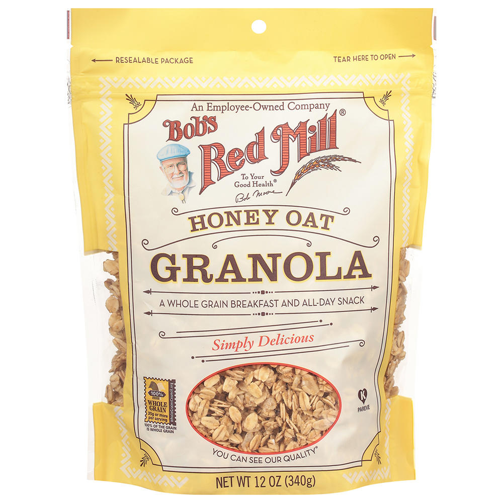 Bob's Red Mill Granola - Honey Oat, 12 oz