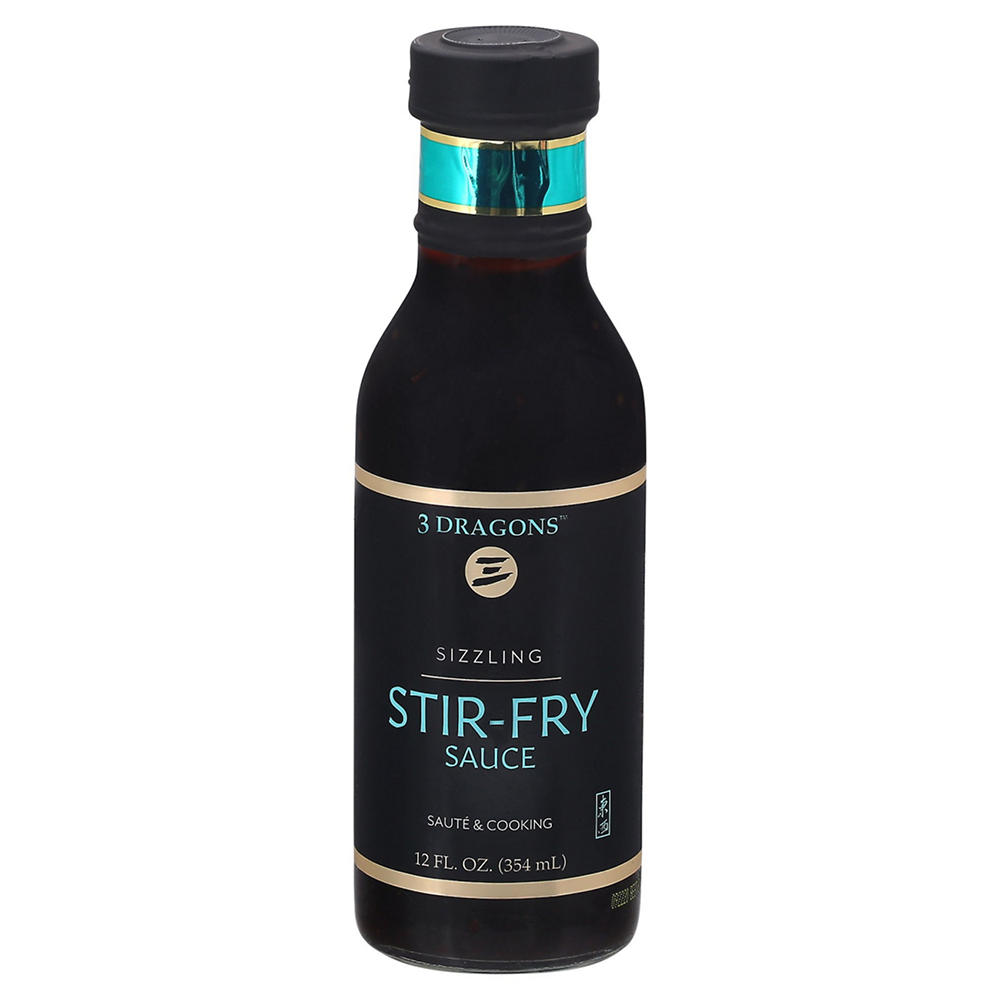 3 Dragons Sizzling Stir-Fry Sauce, 12 oz