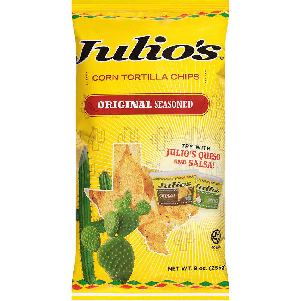 Julio's Original Seasoned Corn Tortilla Chips, 9 oz