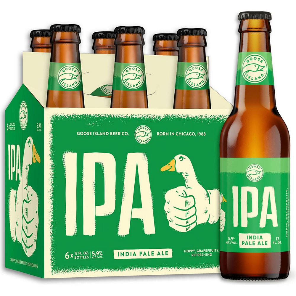 Goose Island India Pale Ale Craft Beer 6 pk Bottles, 12 oz