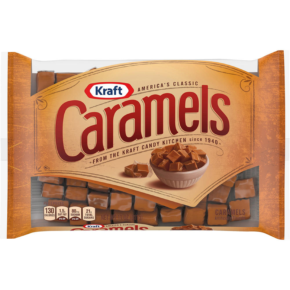 Kraft Caramel Squares, 11 oz