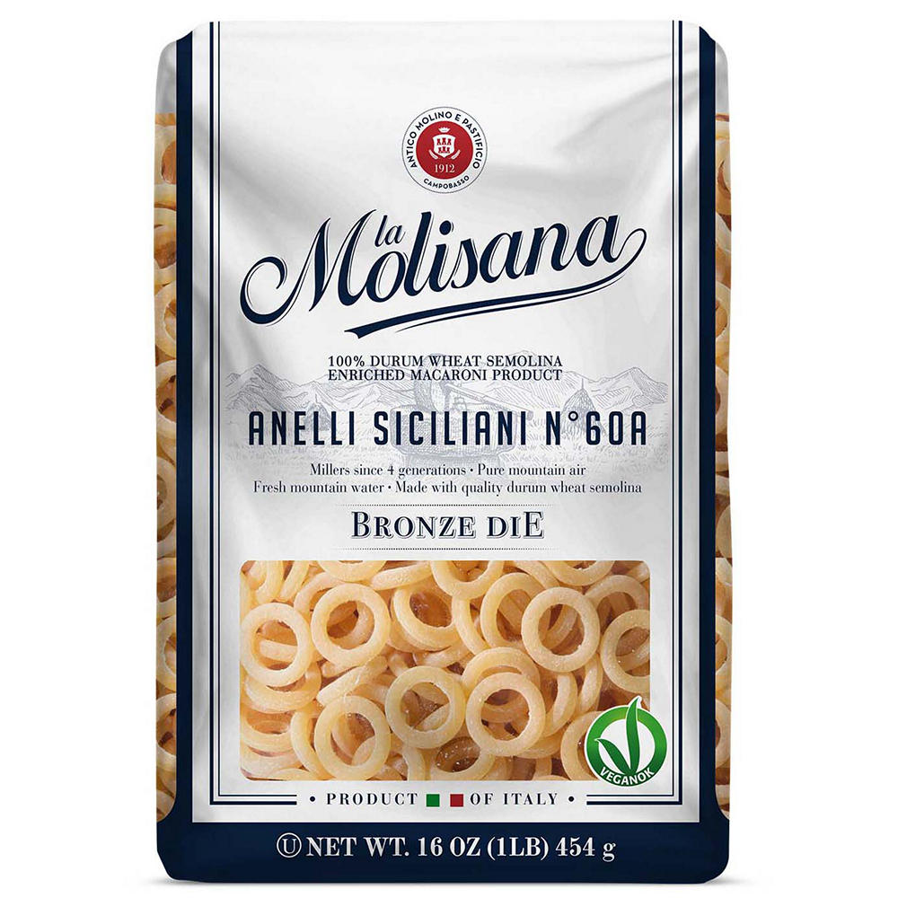La Molisana Anelli Siciliani 60A Pasta, 16 oz