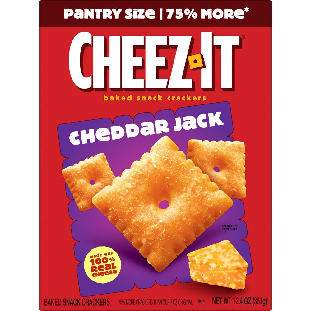 Cheez-It Cheddar Jack Cheese Crackers, 12.4 oz