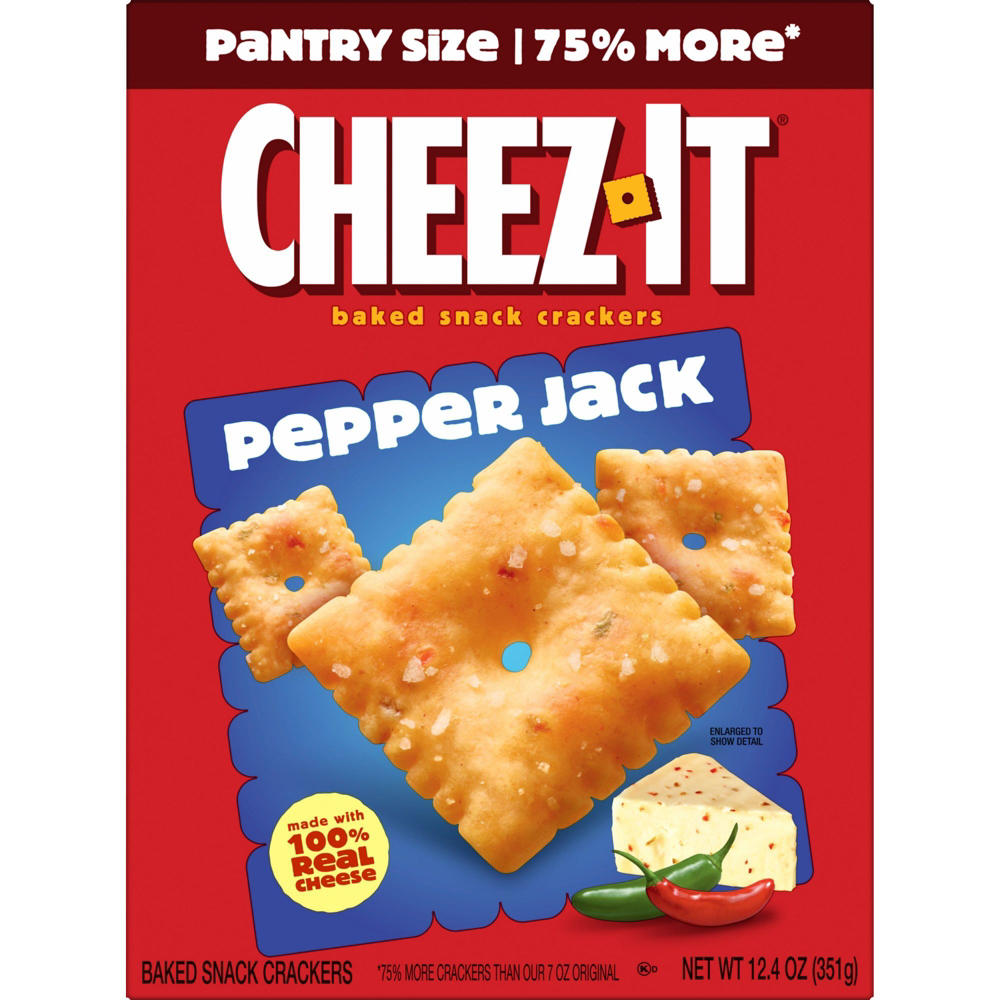 Cheez-It Pepper Jack Cheese Crackers, 12.4 oz