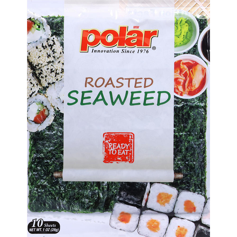 MW Polar Roasted Seaweed Sheets, 10 ct