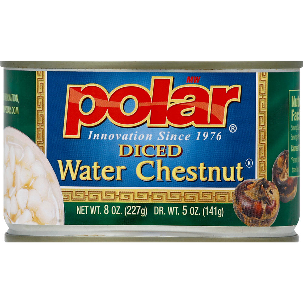 MW Polar Diced Water Chestnuts, 8 oz