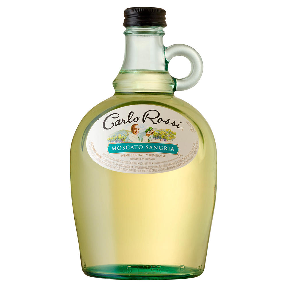 Carlo Rossi Moscato Sangria California White Wine, 1.5 L