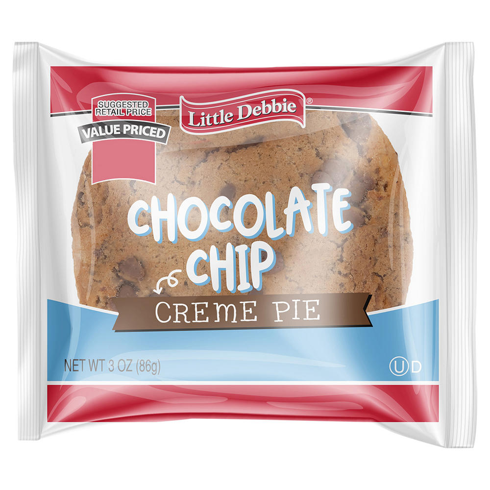 Little Debbie Chocolate Chip Creme Pie, 3 oz