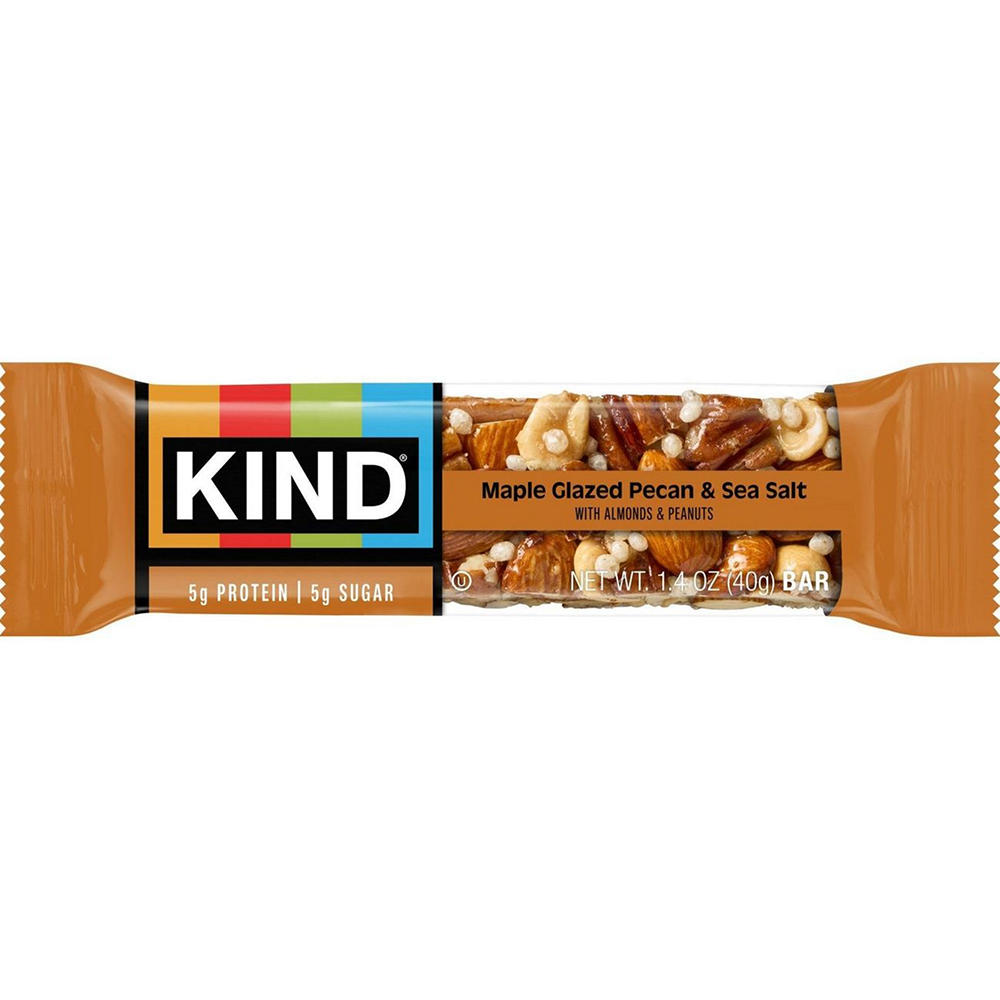 Kind Nuts & Spices Maple Glazed Pecan & Sea Salt Bar, 1.4 oz