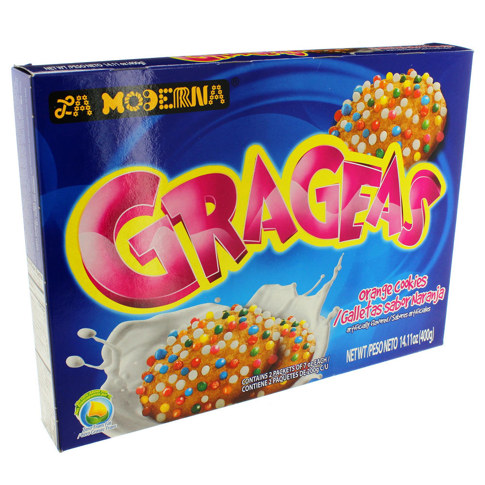 La Moderna Grageas Orange Cookies, 14.11 oz