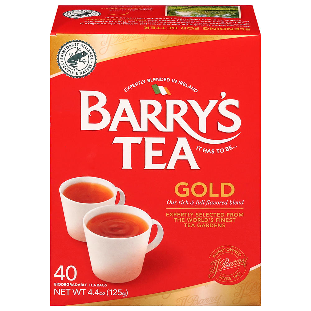 Barry's Tea Gold Blend Tea Bags, 40 ct