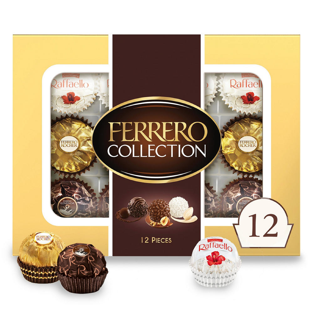Ferrero Collection Fine Assorted Confections Gift Box, 12 pc, 4.66 oz