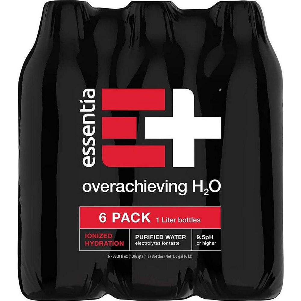 Essentia Purified Water 6 pk Bottles, 1 L