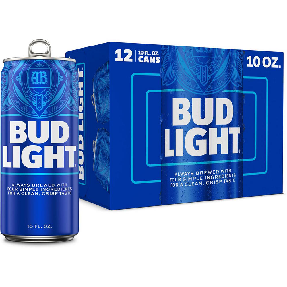 Bud Light American Lager Beer 12 pk Cans, 10 oz