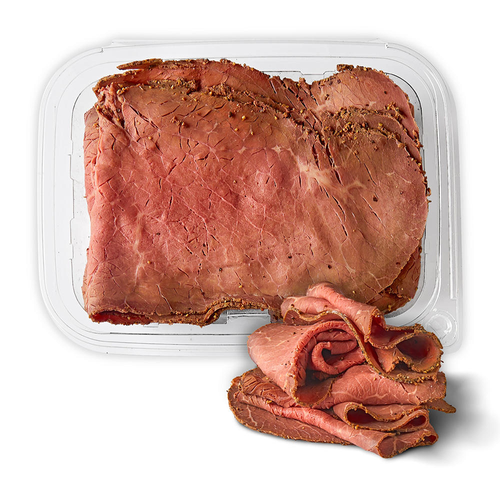 H-E-B Natural In-House Roasted Traditional Roast Beef, Sandwich Sliced, Avg. 0.75 lb