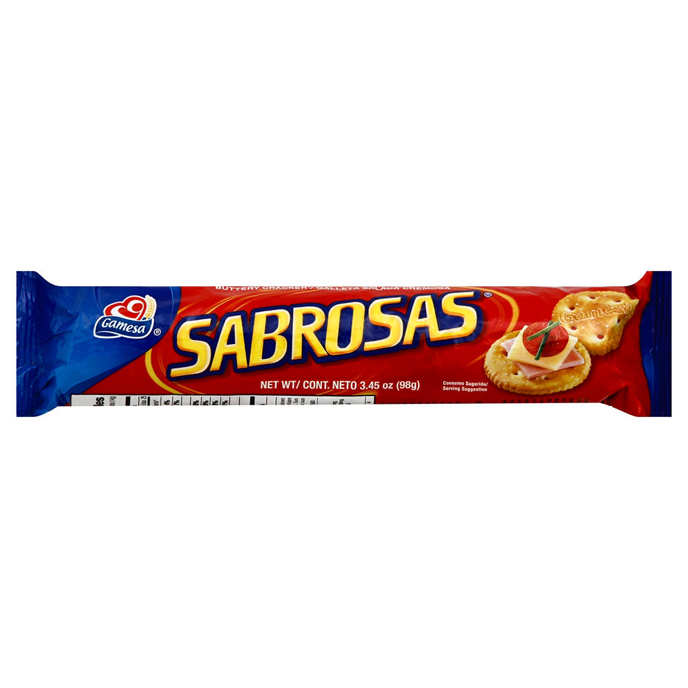 Gamesa Sabrosas Cracker Roll, 3.45 oz
