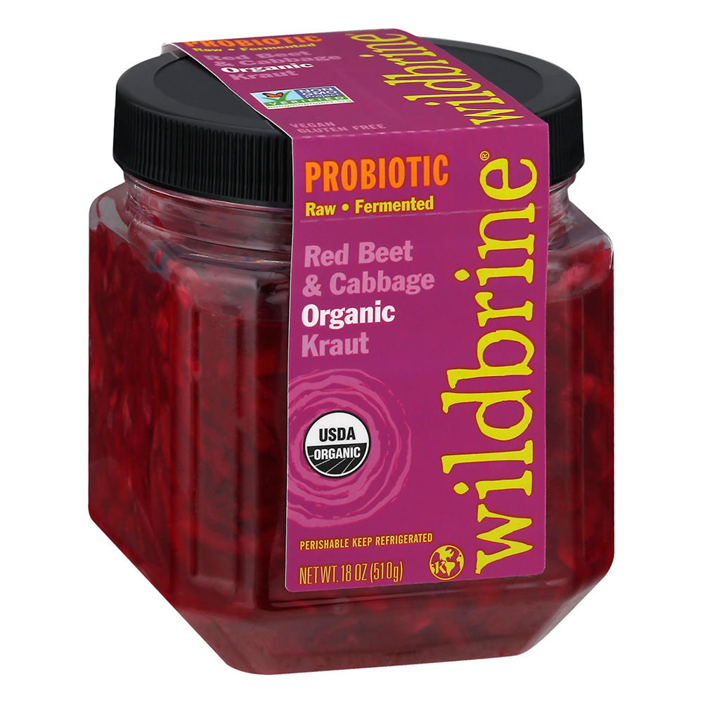 Wildbrine Red Beet & Cabbage Sauerkraut Salad, 18 oz