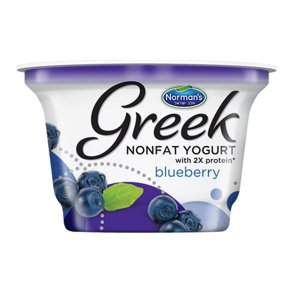 Norman's Blueberry Nonfat Greek Yogurt, 6 oz