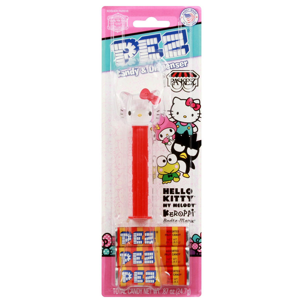 Paskesz Kosher Hello Kitty Pez Candy & Dispenser