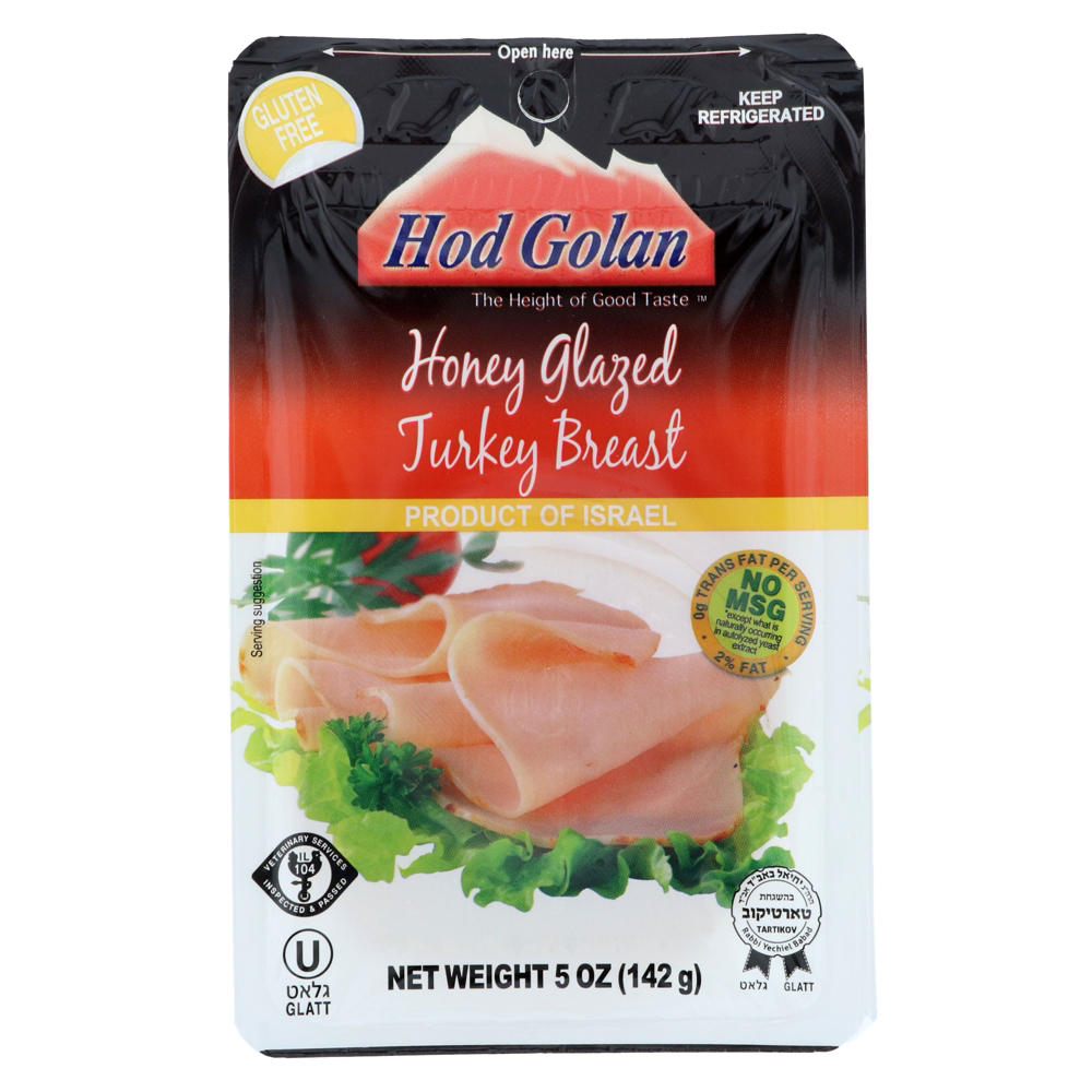 Hod Golan Kosher Honey Glazed Turkey Breast, 5 oz