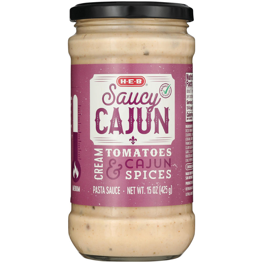 H-E-B Saucy Cajun Pasta Sauce, 15 oz