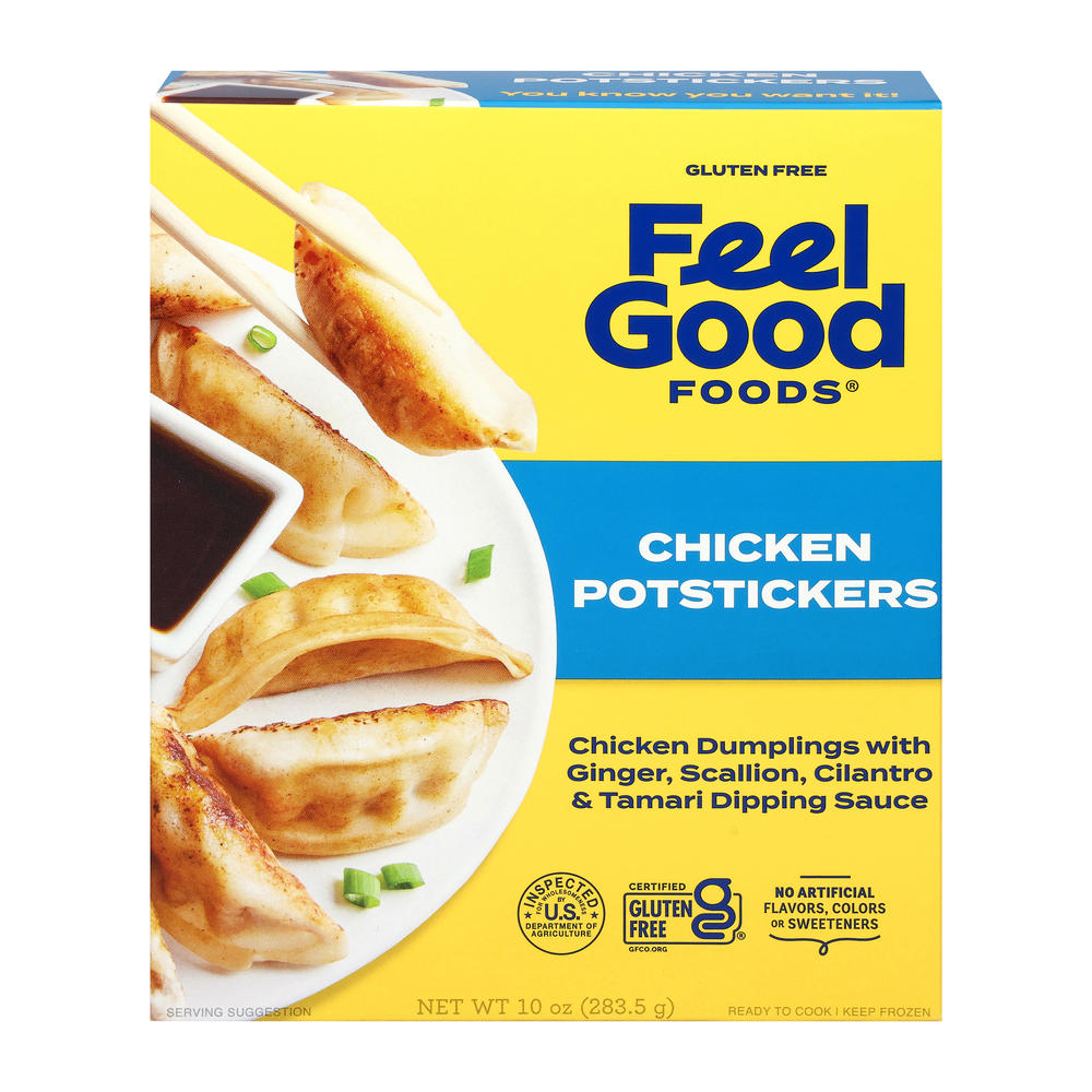 Feel Good Foods Gluten Free Chicken Potstickers, 10 oz