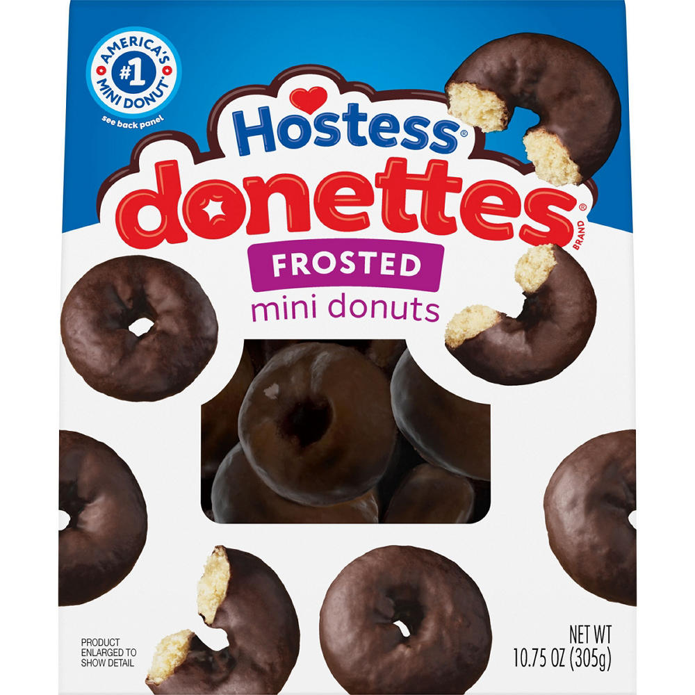 Hostess Donettes Chocolate Frosted Mini Donuts, 10.75 oz
