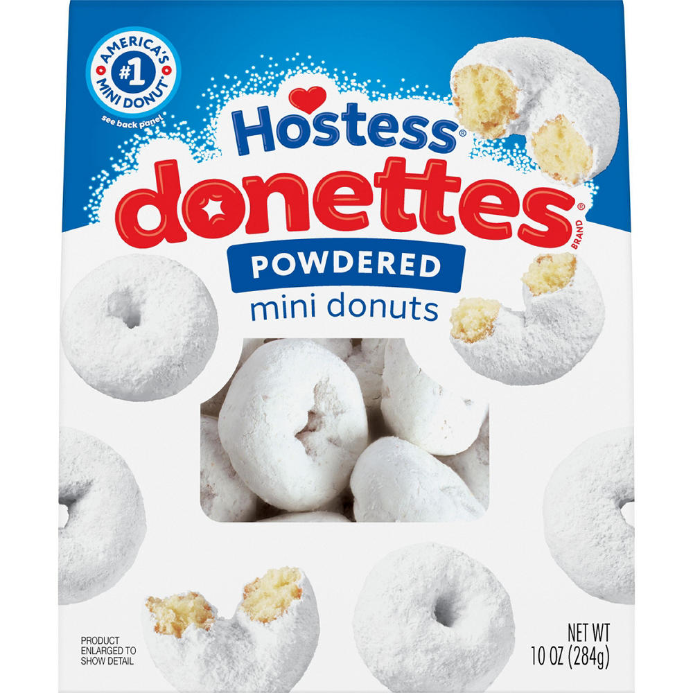 Hostess Donettes Powdered Mini Donuts, 10 oz