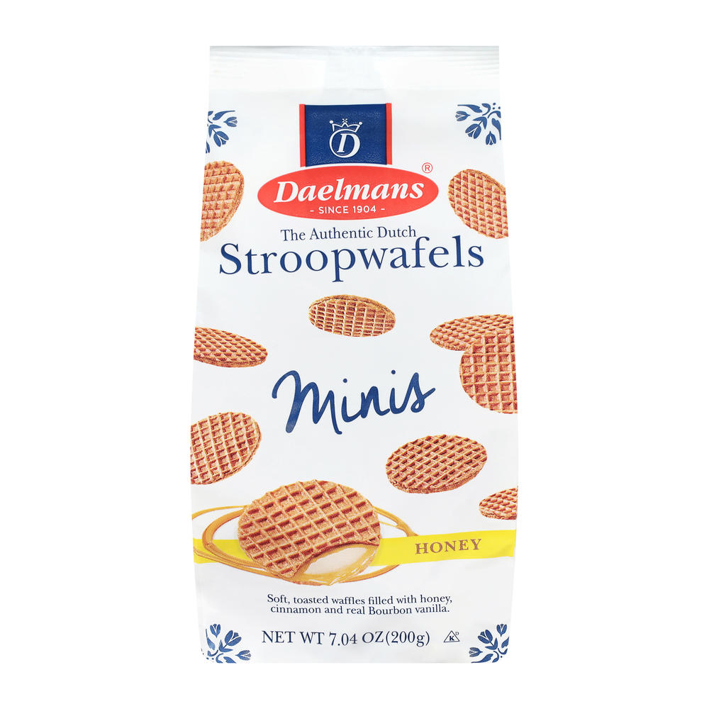 Daelmans Authentic Dutch Mini Stroopwafels, 7.04 oz