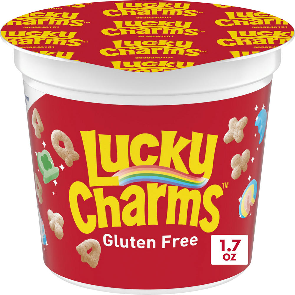 General Mills Lucky Charms Cereal Cup, 1.7 oz